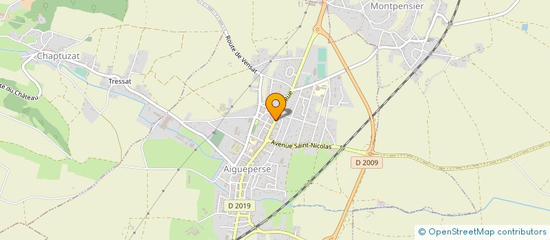 localisation de l'entreprise ETS MACHEBOEUF  AIGUEPERSE