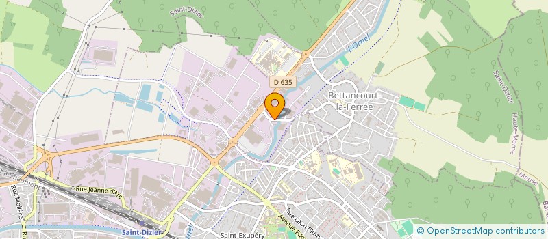 localisation de l'entreprise ETS MAGISSON  SAINT-DIZIER