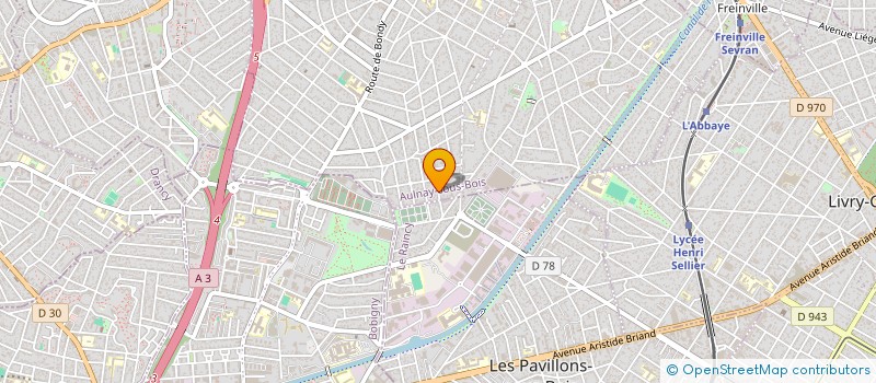 localisation de l'entreprise ETS MALLAT DESMORTIERS à AULNAY-SOUS-BOIS