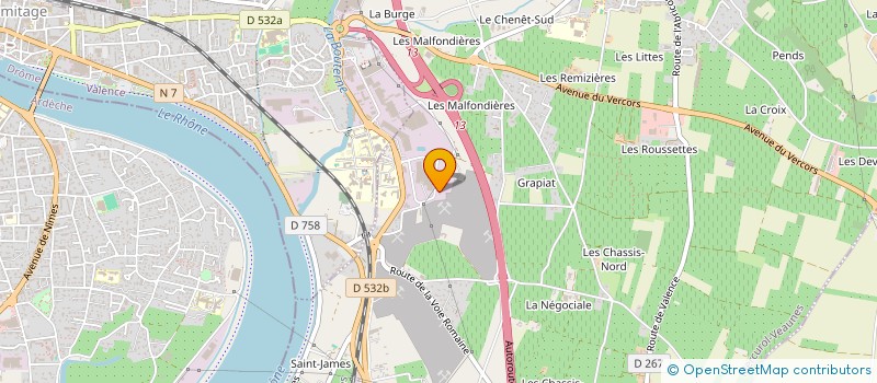 localisation de l'entreprise ETS MANDON  MERCUROL-VEAUNES