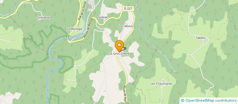 localisation de l'entreprise ETS MARCEL BOREL ET FILS à CHATEAUNEUF-LES-BAINS