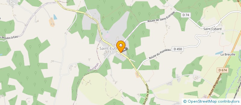 localisation de l'entreprise ETS MARCEL BRUNO ET FILS à MONTMOREAU