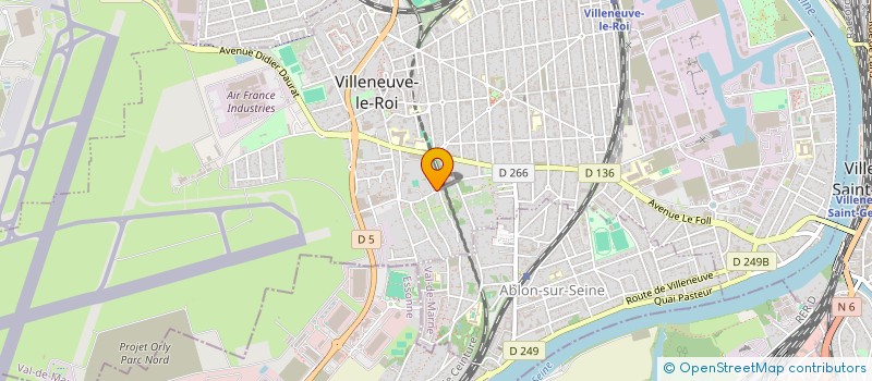 localisation de l'entreprise ETS MARCEL LALLEMENT ET CIE  VILLENEUVE-LE-ROI