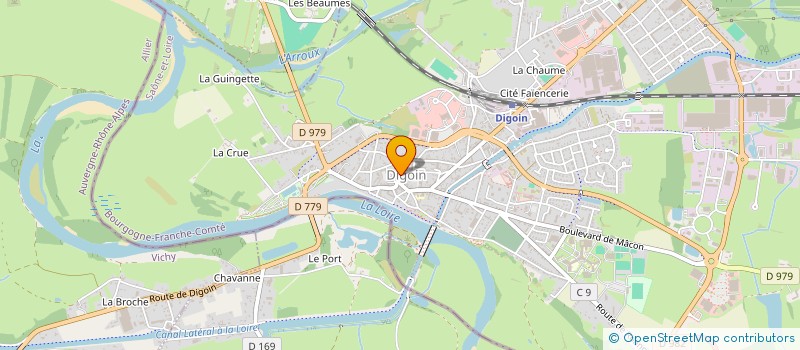 localisation de l'entreprise ETS MARILLER à DIGOIN