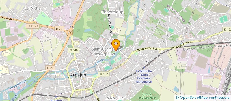 localisation de l'entreprise ETS MARQUES à SAINT-GERMAIN-LES-ARPAJON