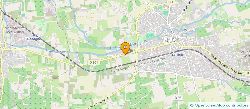 localisation de l'entreprise ETS MARQUION RENE ET LUC  LE THOR