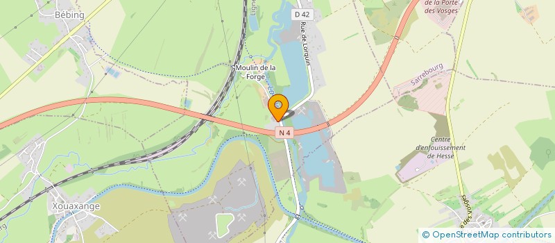 localisation de l'entreprise ETS MARTIN  IMLING