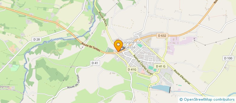 localisation de l'entreprise ETS MARTIN ET FILS à BOULOGNE-SUR-GESSE