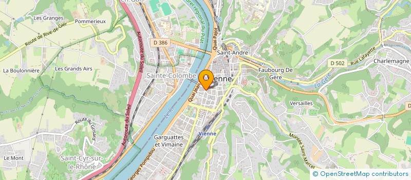 localisation de l'entreprise ETS MARTIN TOURNIER à VIENNE