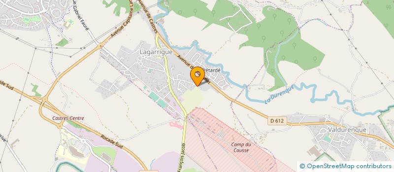 localisation de l'entreprise ETS MASCOT ELECTRICITE à LAGARRIGUE