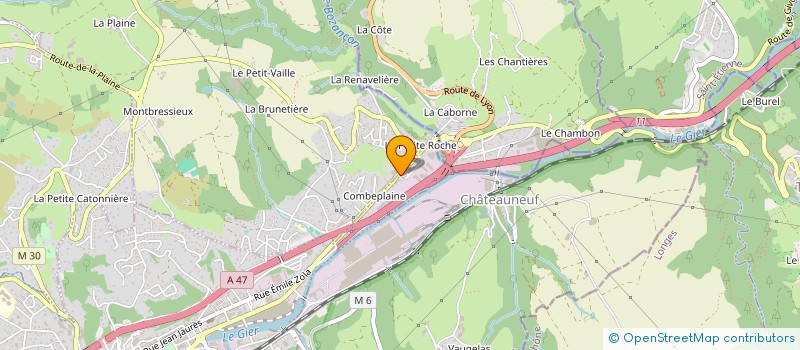 localisation de l'entreprise ETS MASTANTUONO  RIVE-DE-GIER