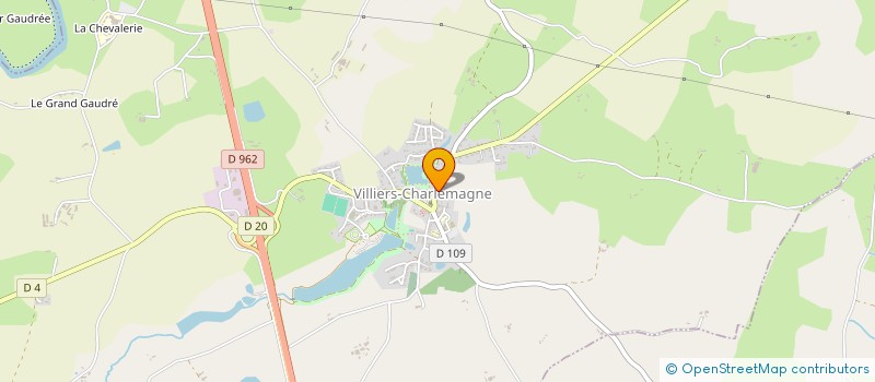 localisation de l'entreprise ETS MAUGEAIS à VILLIERS-CHARLEMAGNE