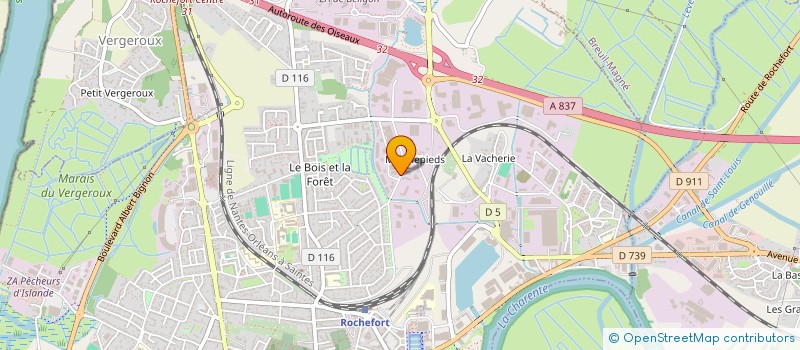 localisation de l'entreprise ETS MAURAT SARL à ROCHEFORT