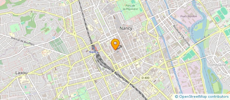 localisation de l'entreprise ETS MAY à NANCY