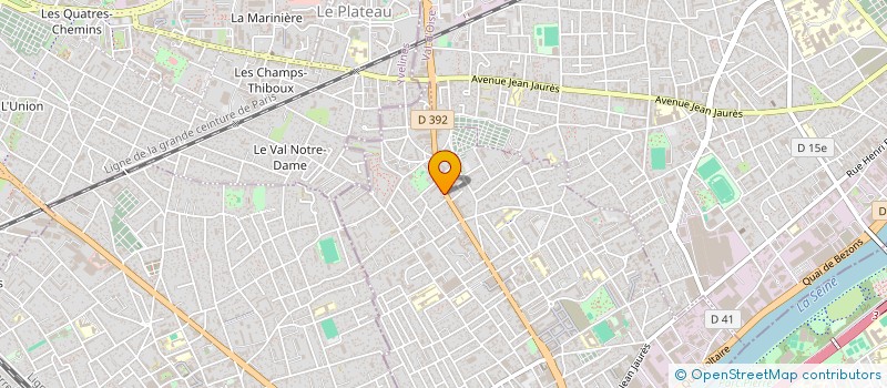 localisation de l'entreprise ETS MAZNI à BEZONS