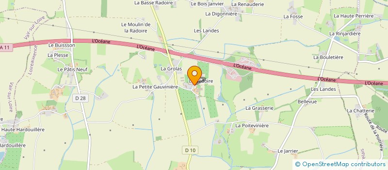 localisation de l'entreprise ETS MAZOUZI & CIE à LOIREAUXENCE