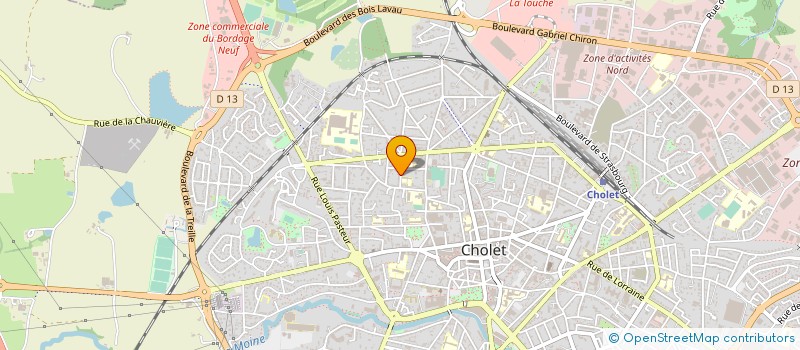 localisation de l'entreprise ETS METAIS à CHOLET