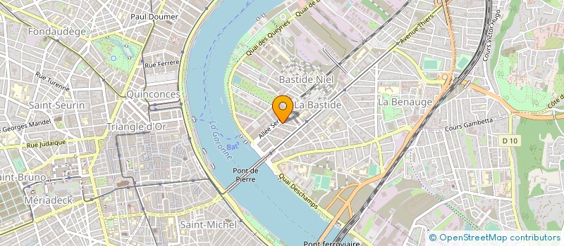 localisation de l'entreprise ETS METALLURGIQUES L VERNIERES à BORDEAUX
