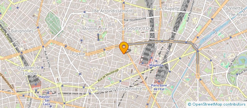 localisation de l'entreprise ETS MEUNIER DESIRE à PARIS