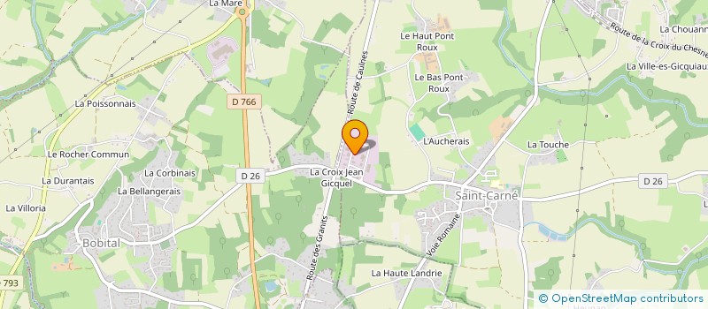 localisation de l'entreprise ETS MICHEL PETITPAS  SAINT-CARNE