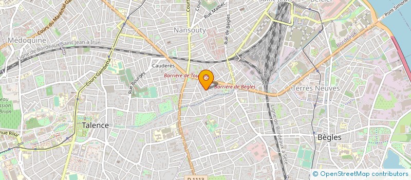 localisation de l'entreprise ETS MICHEL POUMEROULIE SAS à BORDEAUX