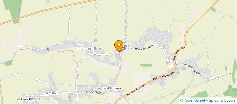 localisation de l'entreprise ETS MILLET  LAVAL-EN-BRIE