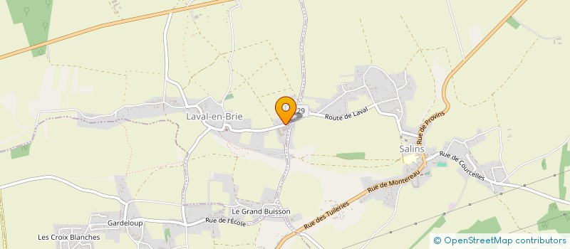 localisation de l'entreprise ETS MILLET ET CIE  LAVAL-EN-BRIE