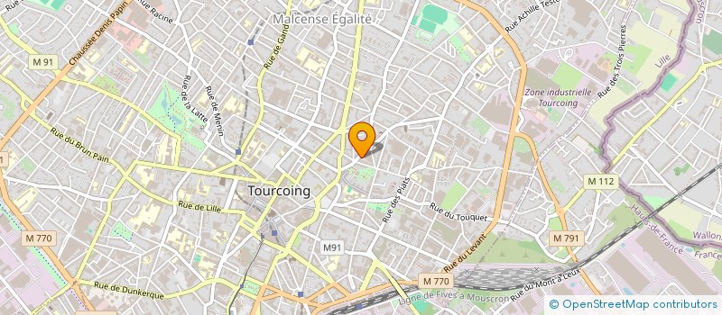 localisation de l'entreprise ETS MISS CAVELL SARL à TOURCOING