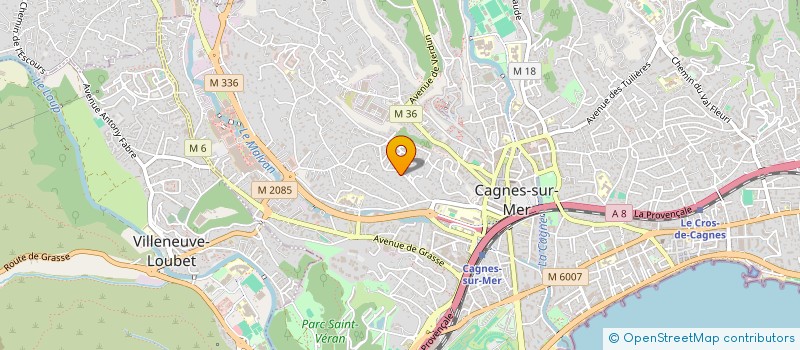 localisation de l'entreprise ETS MONTI à CAGNES-SUR-MER