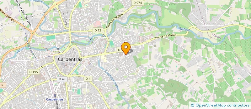 localisation de l'entreprise ETS MORIN VETEMENTS PRO à CARPENTRAS