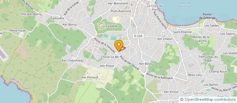 localisation de l'entreprise ETS NAUD à L'ILE-D'YEU