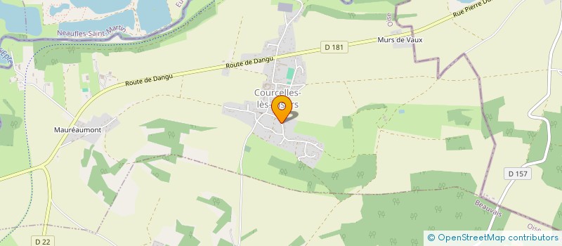 localisation de l'entreprise ETS NEELS à COURCELLES-LES-GISORS