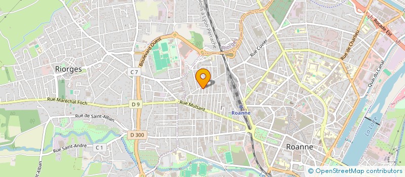 localisation de l'entreprise ETS NEIMARK à ROANNE