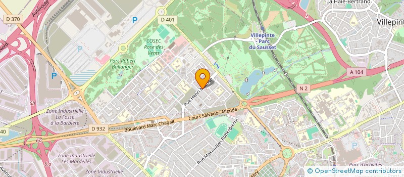 localisation de l'entreprise ETS NESBA  AULNAY-SOUS-BOIS