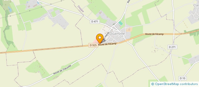 localisation de l'entreprise ETS NEUFVILLE AGRI à OUAINVILLE