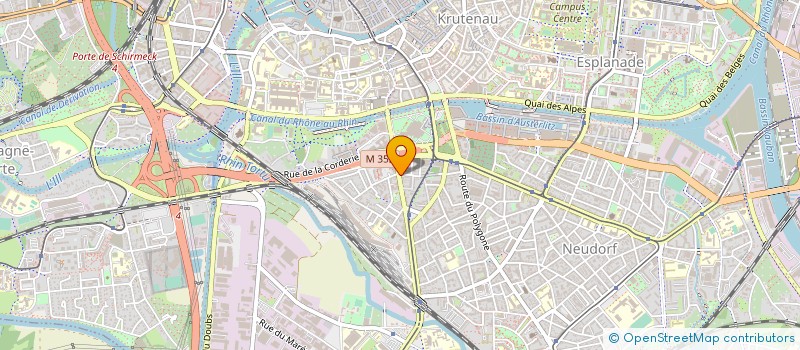 localisation de l'entreprise ETS NICOLAS à STRASBOURG