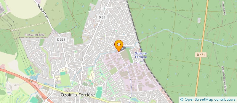 localisation de l'entreprise ETS NIVELET & CIE à OZOIR-LA-FERRIERE