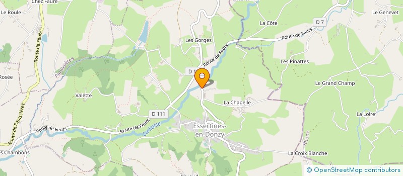 localisation de l'entreprise ETS NOALLY à ESSERTINES-EN-DONZY