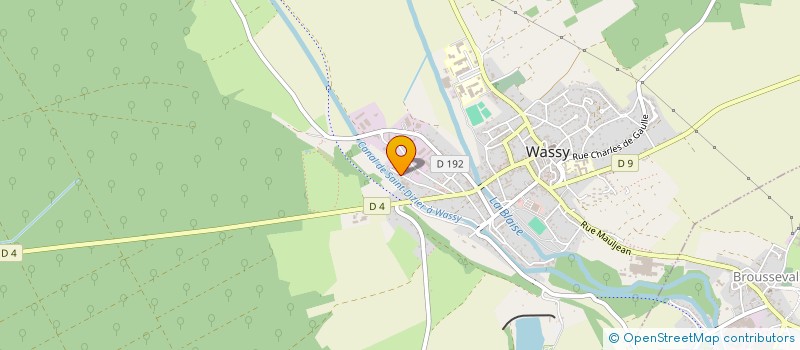 localisation de l'entreprise ETS NOEL à WASSY