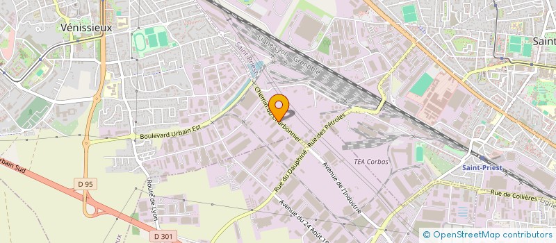 localisation de l'entreprise ETS NOIRAIX-LE POINT FINAL à VENISSIEUX