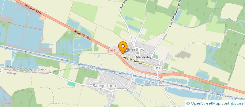 localisation de l'entreprise ETS NOISETTE SA à PERTHES