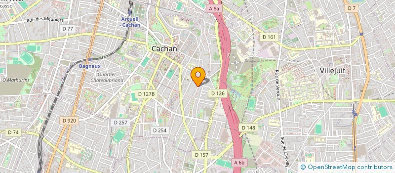 localisation de l'entreprise ETS NORCIA ET FILS  CACHAN