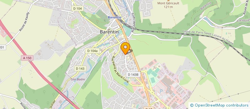 localisation de l'entreprise ETS P.BOSSART AUTOMOBILES à BARENTIN