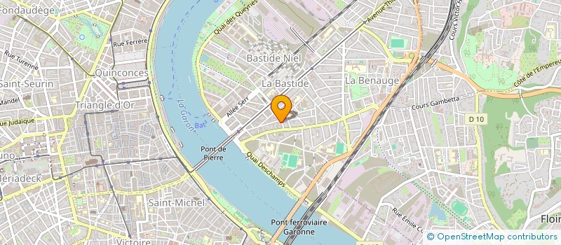 localisation de l'entreprise ETS P LARROCHE à BORDEAUX
