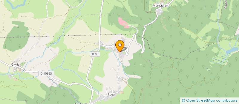 localisation de l'entreprise ETS PAGET CHRISTOPHE à VALZIN EN PETITE MONTAGNE