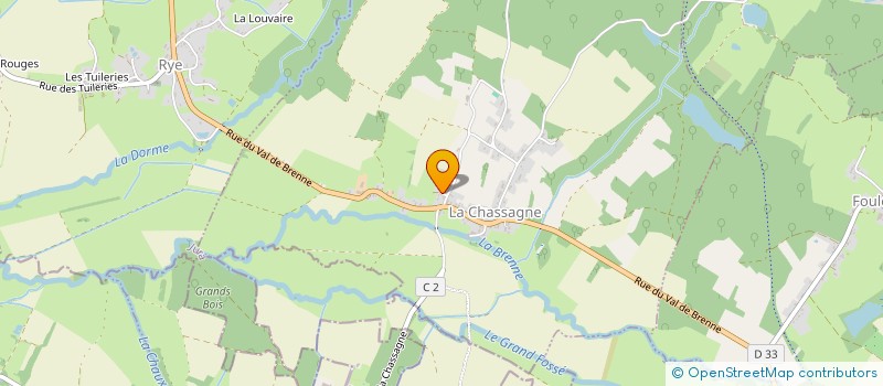 localisation de l'entreprise ETS PANIGOT GAETAN  LA CHASSAGNE