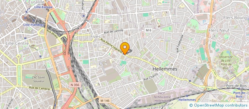 localisation de l'entreprise ETS PARIS WALTER à LILLE