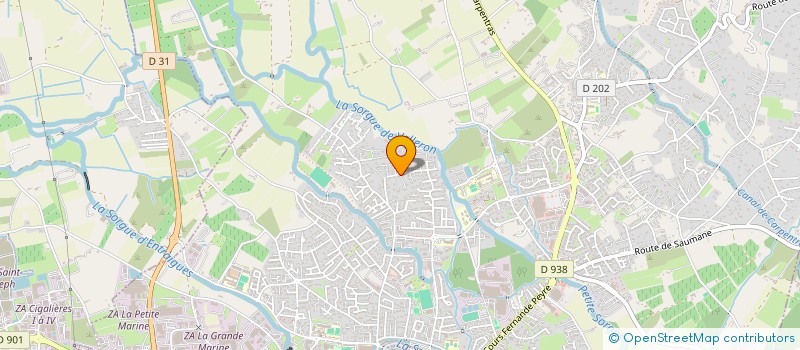 localisation de l'entreprise ETS PAUL AVY ET FILS  L'ISLE-SUR-LA-SORGUE