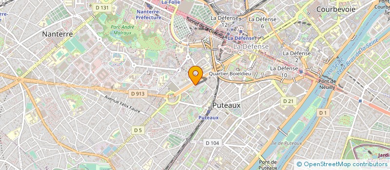 localisation de l'entreprise ETS PAUL BARDIN à PUTEAUX