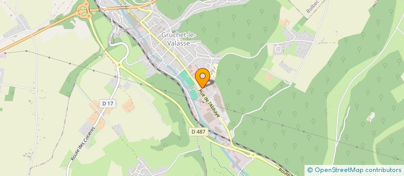 localisation de l'entreprise ETS PAUMELLE à GRUCHET-LE-VALASSE